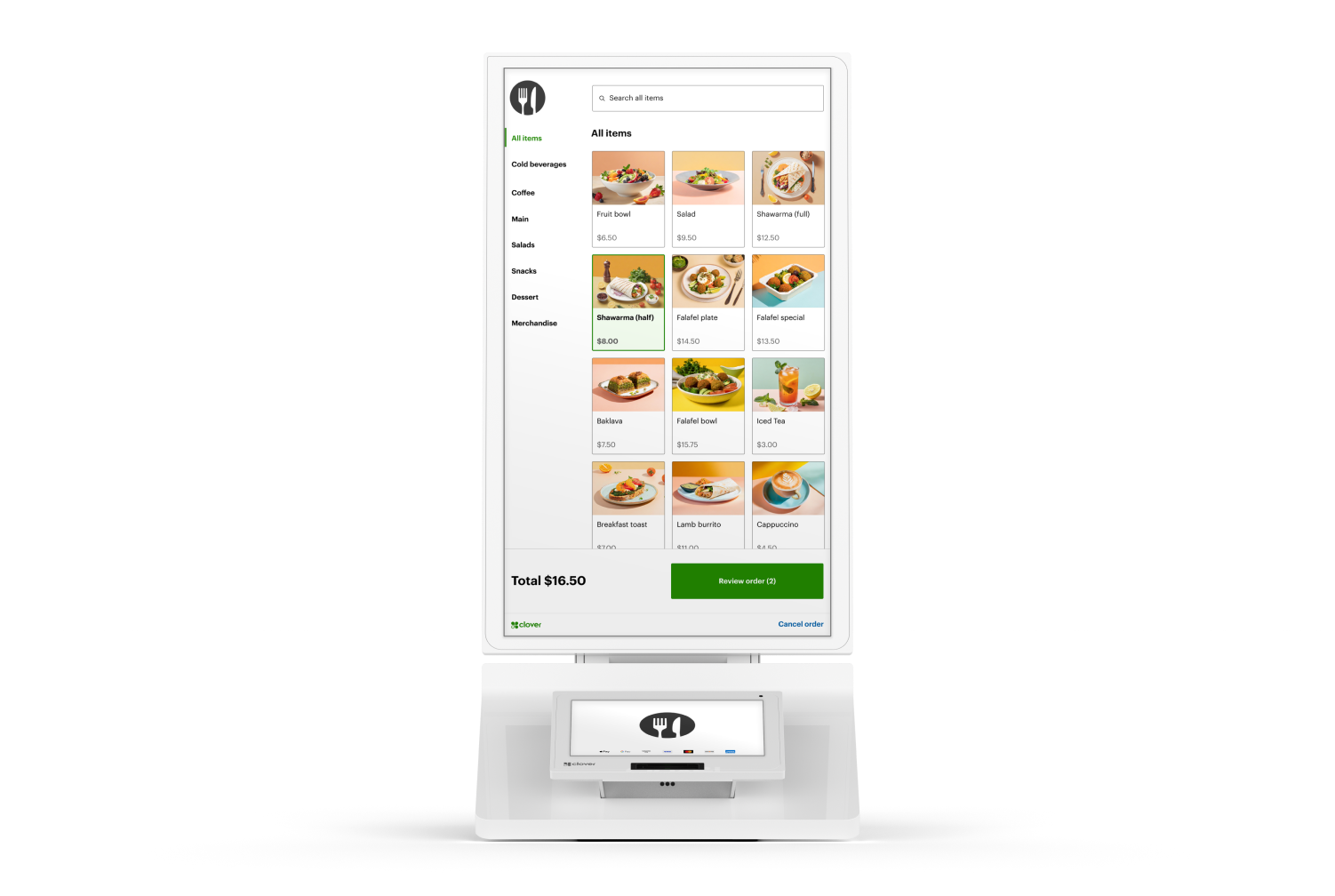 Clover Kiosk device